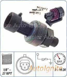 Fluid Pressure Sensors: FUEL AND OIL PRESSURE SENSOR 1/8 NPT 150 PSI TI | OPS-018