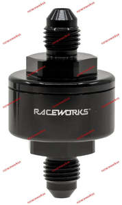 Fuel Filters: RACEWORKS TURBO OIL FEED FILTER ALY-183BK | ALY-183BK