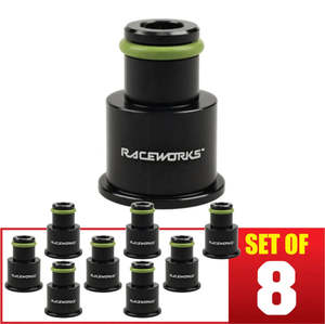 RACEWORKS 8PK INJECTOR EXTENSION 3/4-> FULL LENGTH 14MM-11MM | ALY-047BK-8