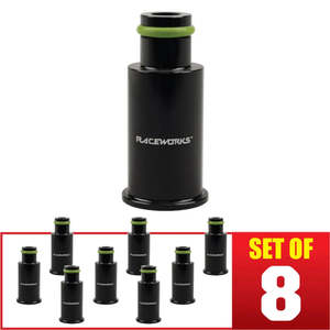 RACEWORKS 8PK INJECTOR EXTENSION SHORT->14MM-11MM | ALY-049BK-8