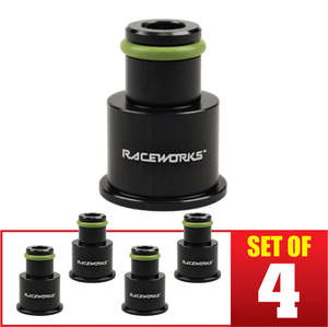 Injector Extension: RACEWORKS 4PK INJECTOR EXTENSION 3/4-> FULL LENGTH 14MM-11MM | ALY-047BK-4