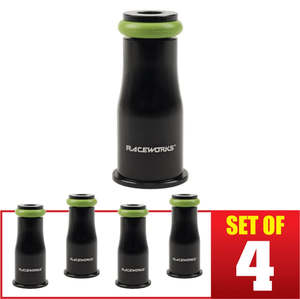 RACEWORKS 4PK INJECTOR EXTENSION SHORT->14MM-14MM | ALY-050BK-4