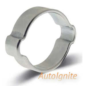 HOSE CLAMP TWIN EAR ZINC (10 pack)