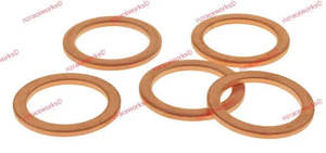 Hose Fittings Accessories: RACEWORKS COPPER WASHERS 5 PACKS