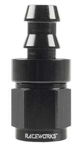 RACEWORKS PUSH LOK HOSE ENDS > STRAIGHT - 400 SERIES