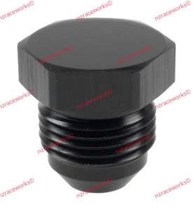 RACEWORKS AN-12 AN FLARE PLUG | RWF-806-12BK