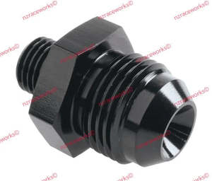RACEWORKS FLARE AN-8 TO O-RING BOSS AN-4 | RWF-920-08-04BK