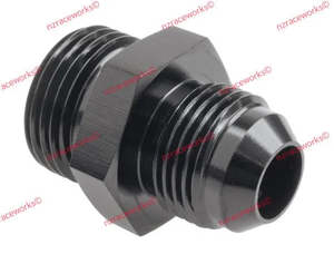 RACEWORKS FLARE AN-8 TO O-RING BOSS AN-10 | RWF-920-08-10BK
