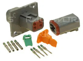 Connector Sets: DEUTSCH DT FLANGE MOUNT 4-WAY CONNECTOR KIT | CPS-181
