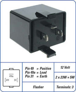 FLASHER RELAY 3-PIN | REL-021