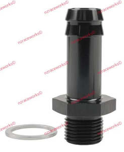 Metric Male To Barb: RACEWORKS METRIC M18X1.5 TO 5/8'' BARB | RWF-414-M18-10BK