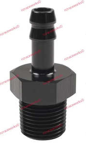 RACEWORKS NPT 3/8'' TO 5/16'' (AN-5) BARB | RWF-421-06-05BK