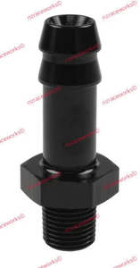 Npt Male To Barb: RACEWORKS NPT 1/8'' TO 3/8'' (AN-6) BARB | RWF-421-02-06BK