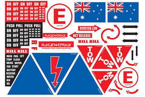 Motorsport Decals: MVP CAMS APPROVED DECAL SHEET | VPR-022