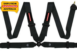 RACEWORKS 4POINT FIA/SFI SAFETY HARNESSES