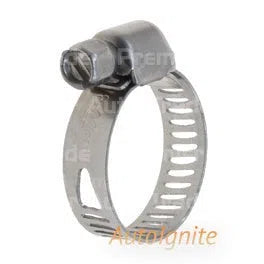Clamps: HOSE CLAMP PERFORATED FULL STAINLESS SLIM