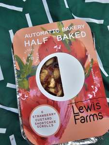 Scrolls: Lewis Farms Strawberry Custard Shortcake Scrolls