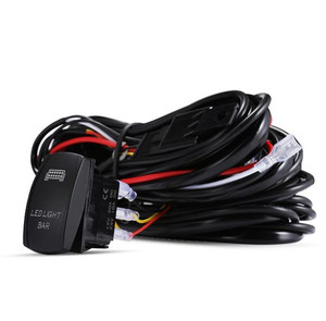 Products: APG - Universal LED Work Light Bar Wiring Loom Harness Kit With fuse and relay APG