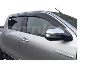 Products: Airplex - Wind Deflector (monsoons) Dark Tint - Toyota Hilux N80 - 2011 - 2015 APG