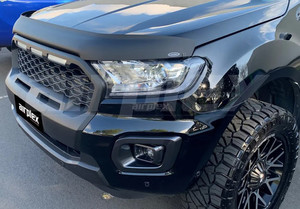 Products: Airplex - Bonnet Guard Matte Black - Ford Ranger PX3 2019 on APG