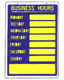 Business Hours Sign