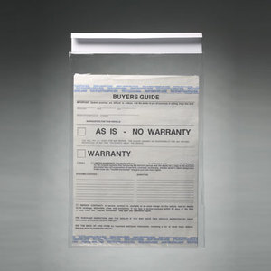 Dealer Supplies: Window Card Holders