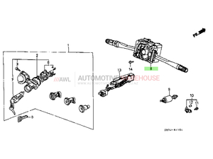 Honda Combination Switch Assembly - P/N 35250-SB2-964 - Automotive Warehouse