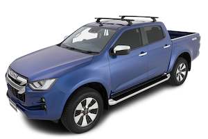 Rhino Rack: RHINO RACK VORTEX RCH BLACK 2 BAR ROOF RACKS - ISUZU D-MAX 2012 ON-
