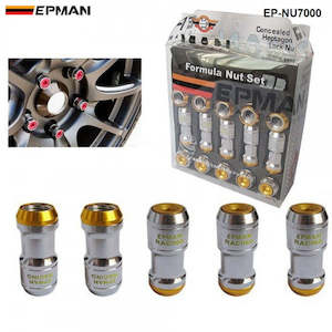 EPMAN Close End Lock Nuts M12 x 1.25 - Gold