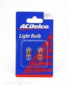 Light Bulbs: ACDelco WY5W 12V 5W T10 Amber Wedge Base (Twin Pack)
