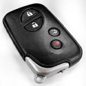 Map Keys Remotes: LEXUS VARIOUS MODELS 4 BUTTON REMOTE SHELL REPLACEMENT