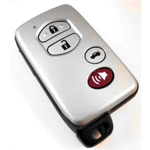 Map Keys Remotes: TOYOTA VARIOUS MODELS 4 BUTTON REMOTE SHELL REPLACEMENT
