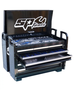 Sp Tools Off Road Series - Field Service Toolkit - 250pc - Metric/sae - White/black - Foamed