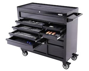 Sp Tools: SP TOOLS CUSTOM SERIES ROLLER CABINET TOOL KIT - 406PC - METRIC/SAE - BLK/BLK - FOAMED