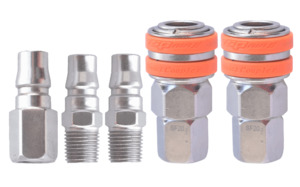 Sp Tool Promo: SP Tools Air Fitting Kit - Nitto Style - Hi Flow Series - 5PC