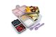 Melii 2 Tier Bento Box - Pink & Grey