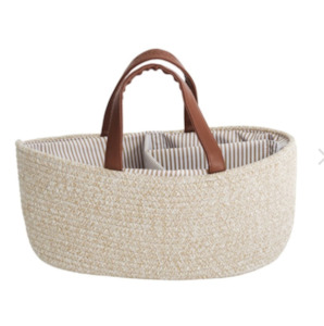 Nestling Nappy Caddy - Natural