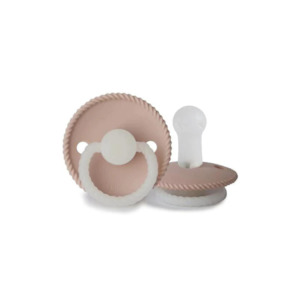 FRIGG Rope Silicone Pacifier (Blush Night)