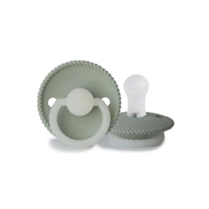 FRIGG Rope Silicone Pacifier (Sage night)
