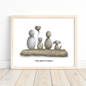 Pebbles Family Print – Autumn Designs