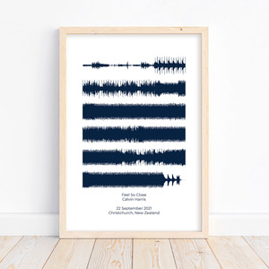 Multiple Soundwave Print – Autumn Designs