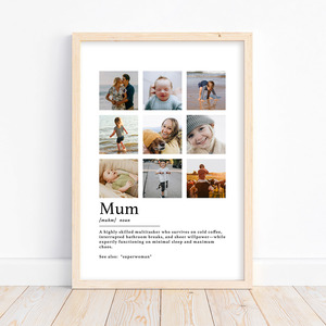Mum Life Definition Print – Autumn Designs