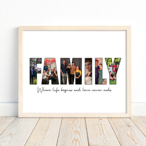 Family Photo Collage – Autumn Designs