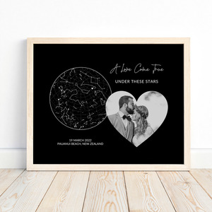 Star Map with photo – Autumn Designs