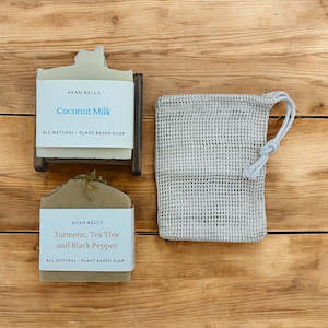 Handmade Soap Gifts and Bundles: Coconut Milk and Turmeric - Mini Bundle