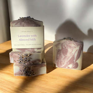 Natural Handmade Soap: Lavender with Almond Milk Soap