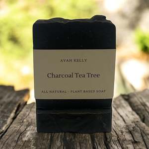 Natural Handmade Soap: Charcoal Tea Tree Soap