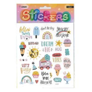 Stickers Dream Big 15x17cm - Avalon International