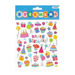 Products: Stickers Happy Birthday Pretty 15x17cm - Avalon International