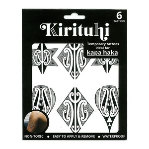 Māori Tattoo Badge 6pc 3style 6-8cm - Avalon International